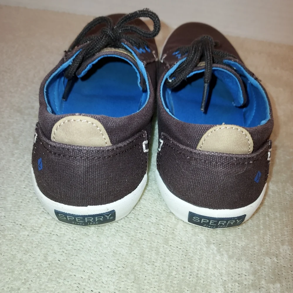 Sperry Bodie Boat canvas shoes size Y5 / EU37
